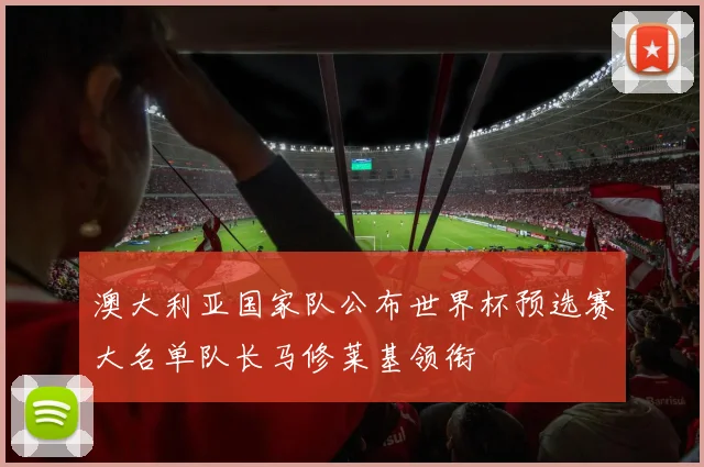 澳大利亚国家队公布世界杯预选赛大名单队长马修莱基领衔
